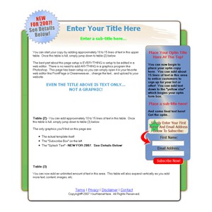 6 Squeeze Page Templates