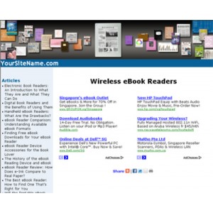 Ereaders Website Script
