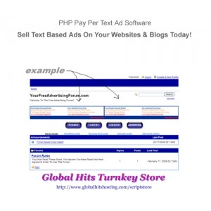 Php Pay Per Text Ad Script For Any Website