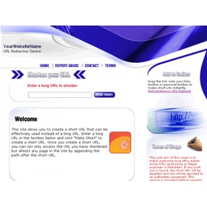 Hide Or Short URL Blue-1 - (MRR)