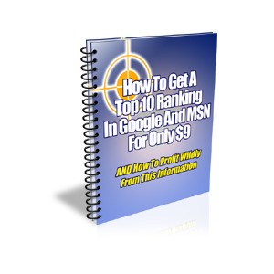 Get Top 10 Ranking Google