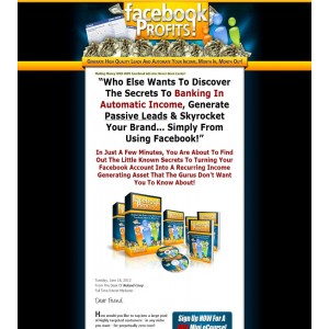 FaceBook Profits: Step-By-Step Video course